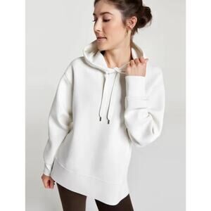 CALIA by Carrie Underwood Women's Soft Scuba Oversized Side Slit Hoodie, XL